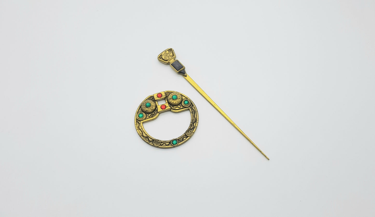 Renfri's Brooch | Assembled or Disassembled for Users Choice | The Witcher | Netflix | By Collins Creations 3D