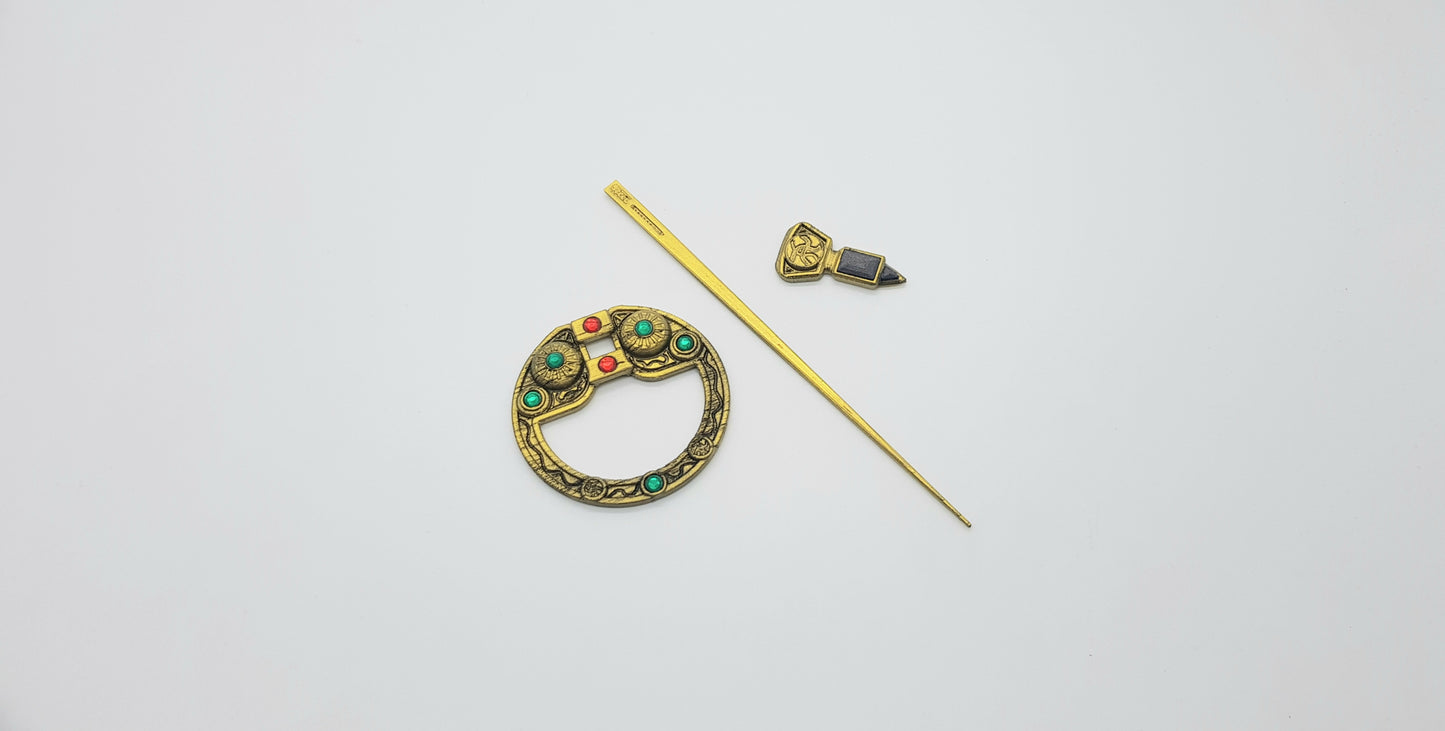 Renfri's Brooch | Assembled or Disassembled for Users Choice | The Witcher | Netflix | By Collins Creations 3D