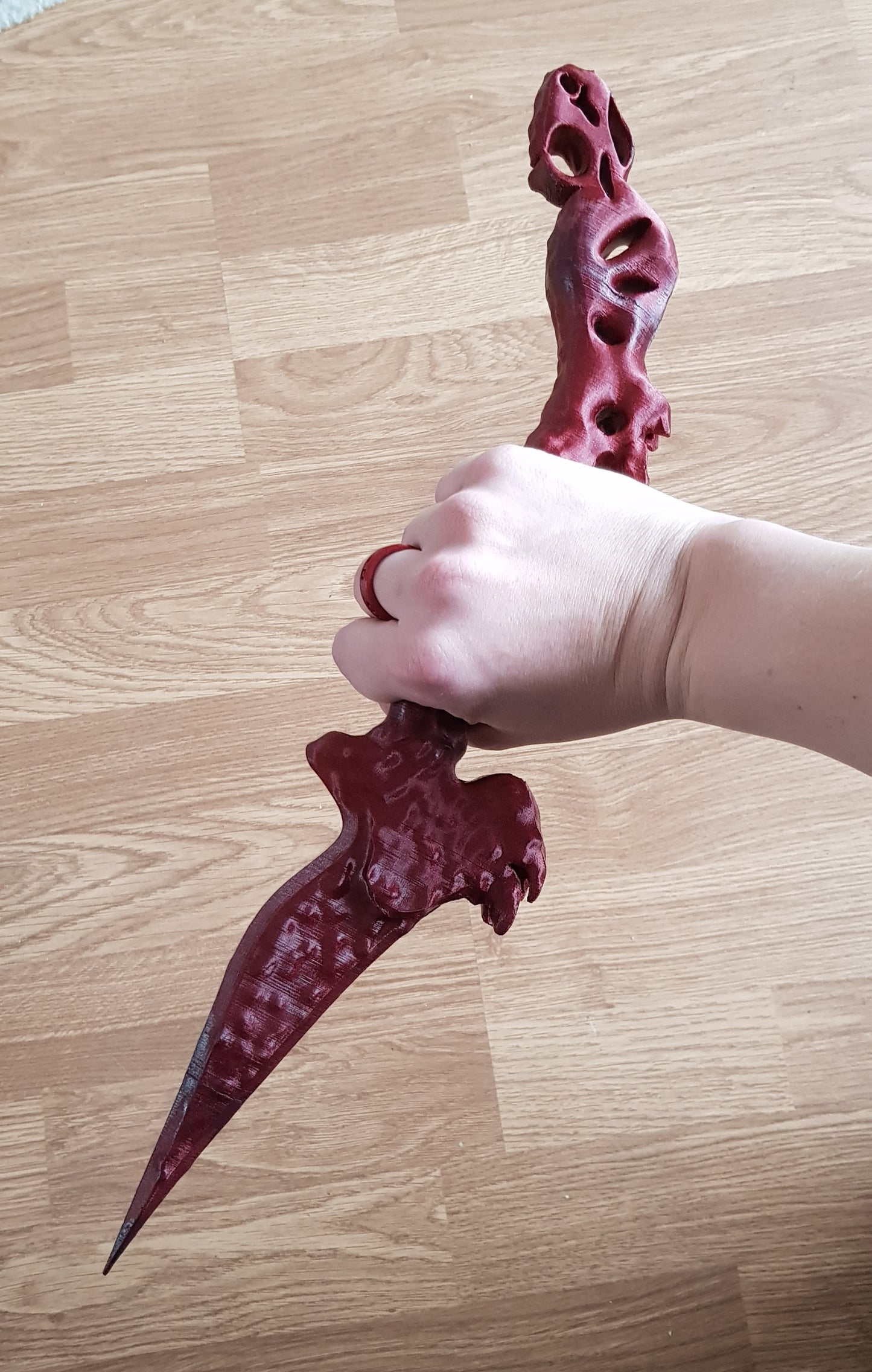 Sub Zero Blood Dagger Prop | Available With Matching Display Plinth | Mortal Kombat 2021 movie Cosplay | By Collins Creations 3D