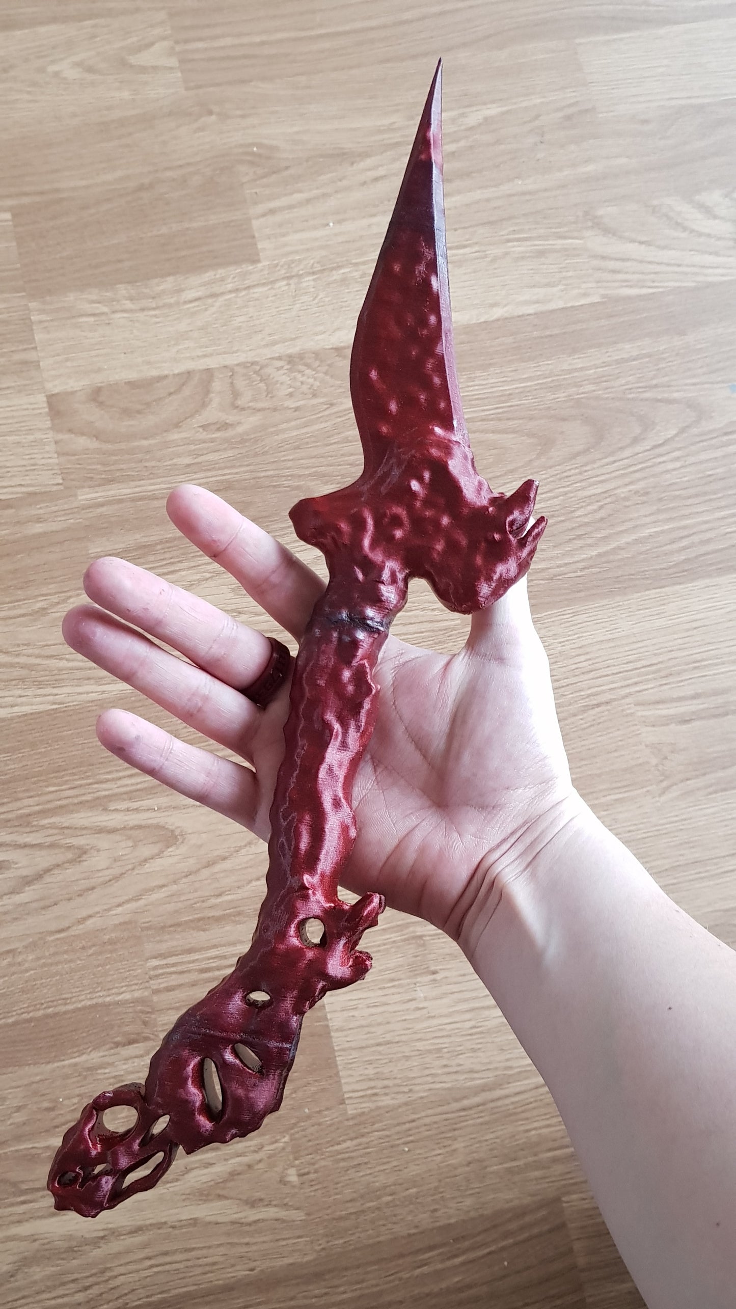 Sub Zero Blood Dagger Prop | Available With Matching Display Plinth | Mortal Kombat 2021 movie Cosplay | By Collins Creations 3D