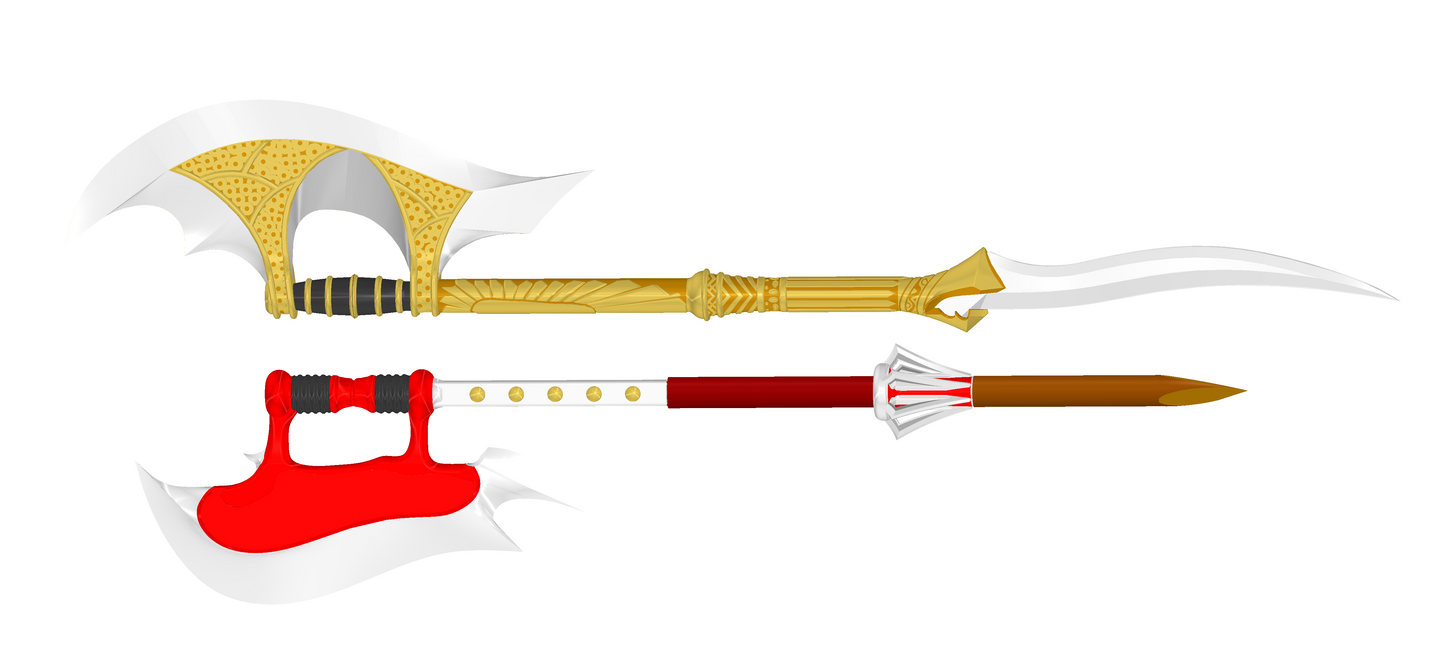 Buffy The Vampire Slayer Ancient Scythe / Axe | Thematic Wall Mount or Table Plinth Available | Cosplay prop. | By Collins Creations 3D