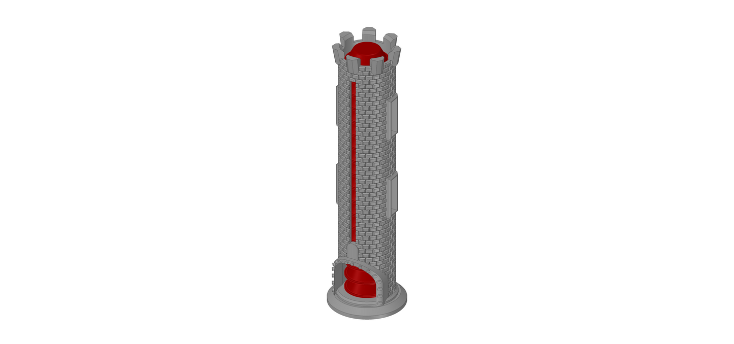 Coffee Pod dispenser, Castle tower design | Several Colours Available | By CC3D