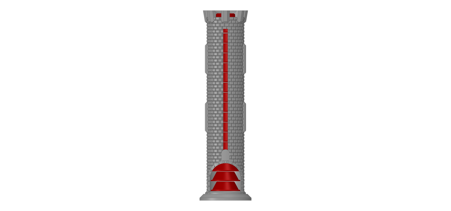 Coffee Pod dispenser, Castle tower design | Several Colours Available | By CC3D