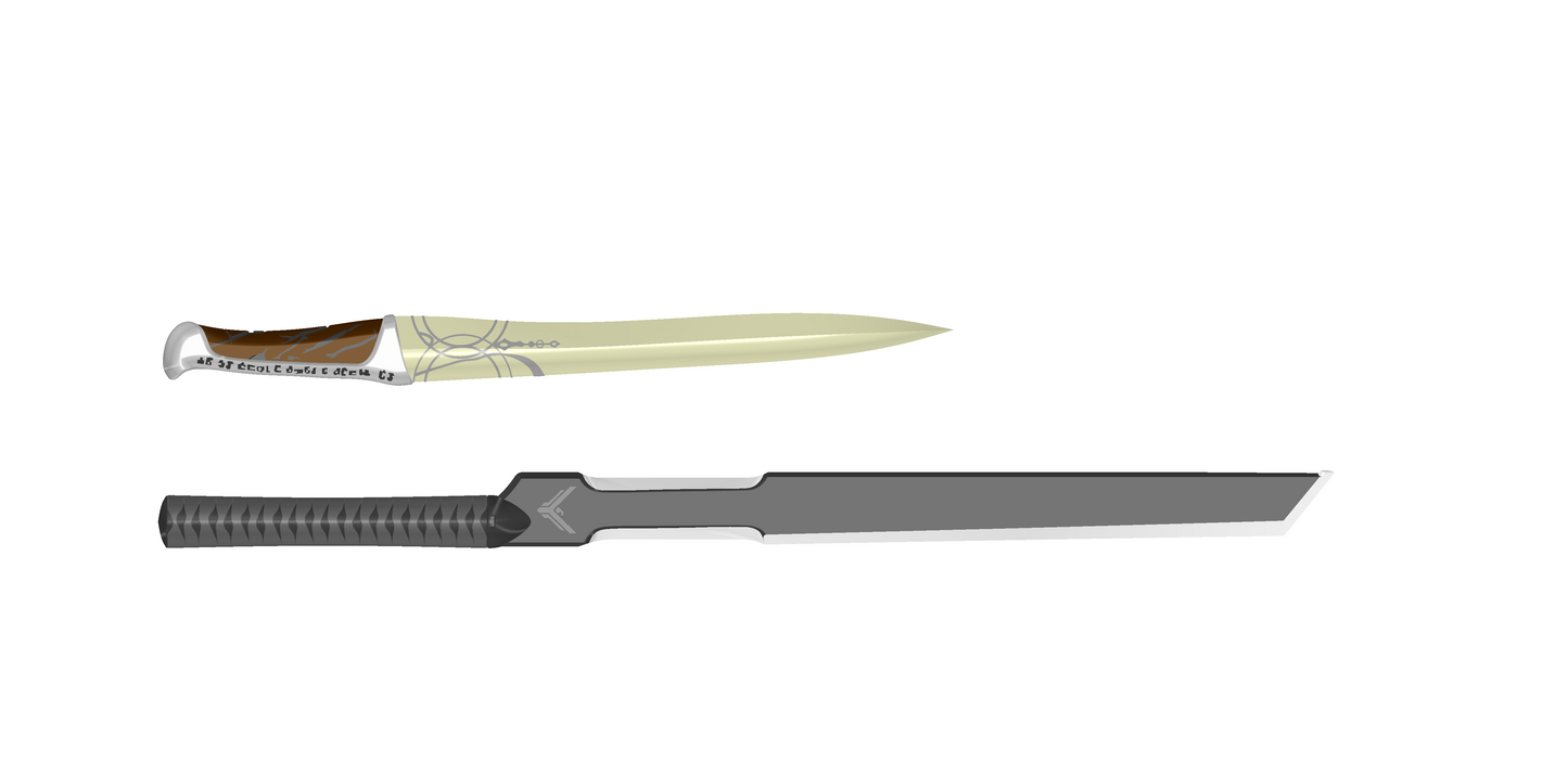 Atreides Short Sword | Dune Part 1 and 2 Cosplay | By Collins Creations 3D
