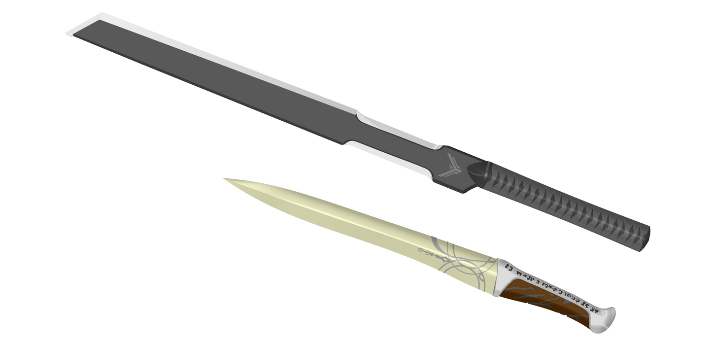 Atreides Short Sword | Dune Part 1 and 2 Cosplay | By Collins Creations 3D