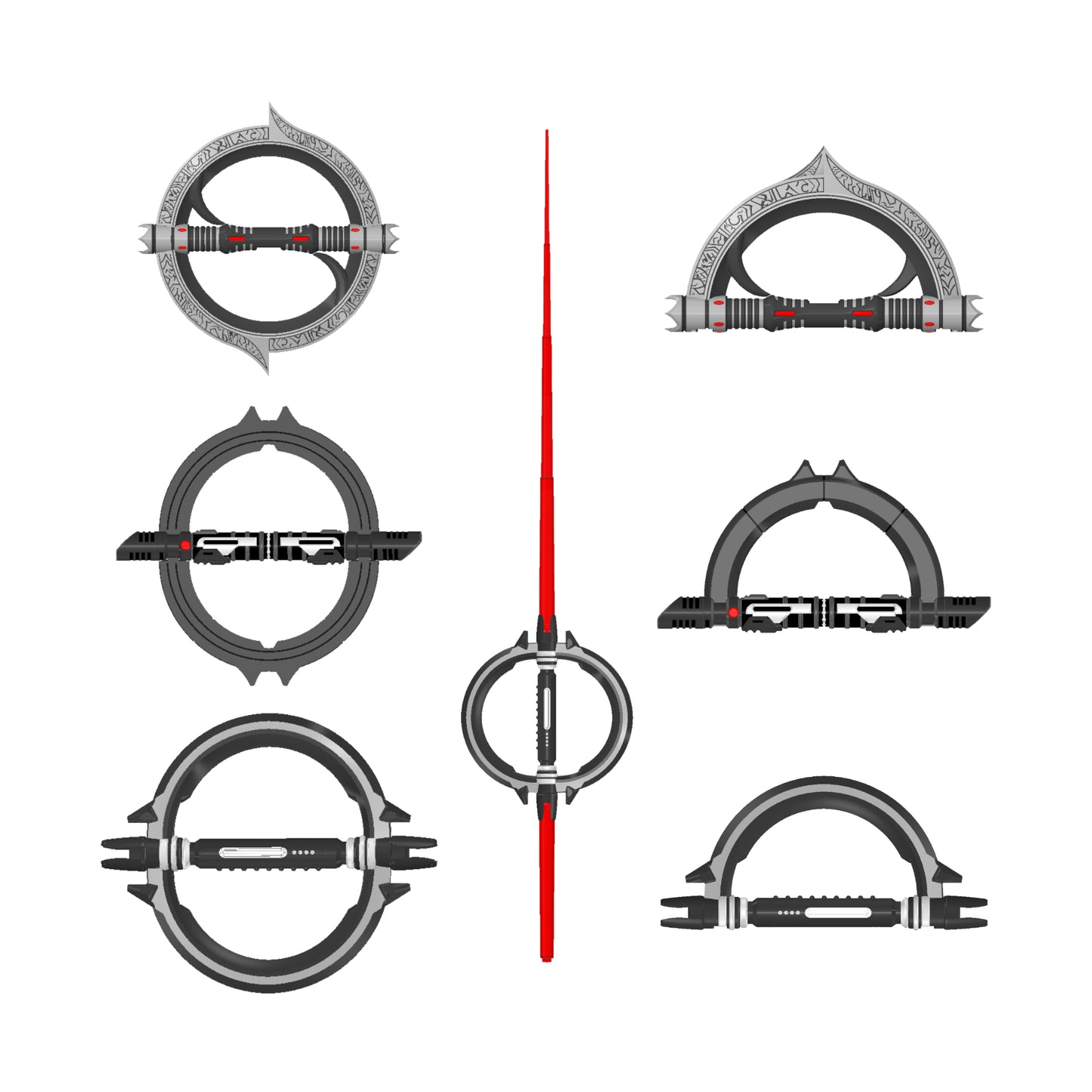 0.8 Meter Long Telescopic Lightsaber Blade With Emitter Attachment (Available in 3 Colours) | Education Pointing Aid | By Collins Creations 3D