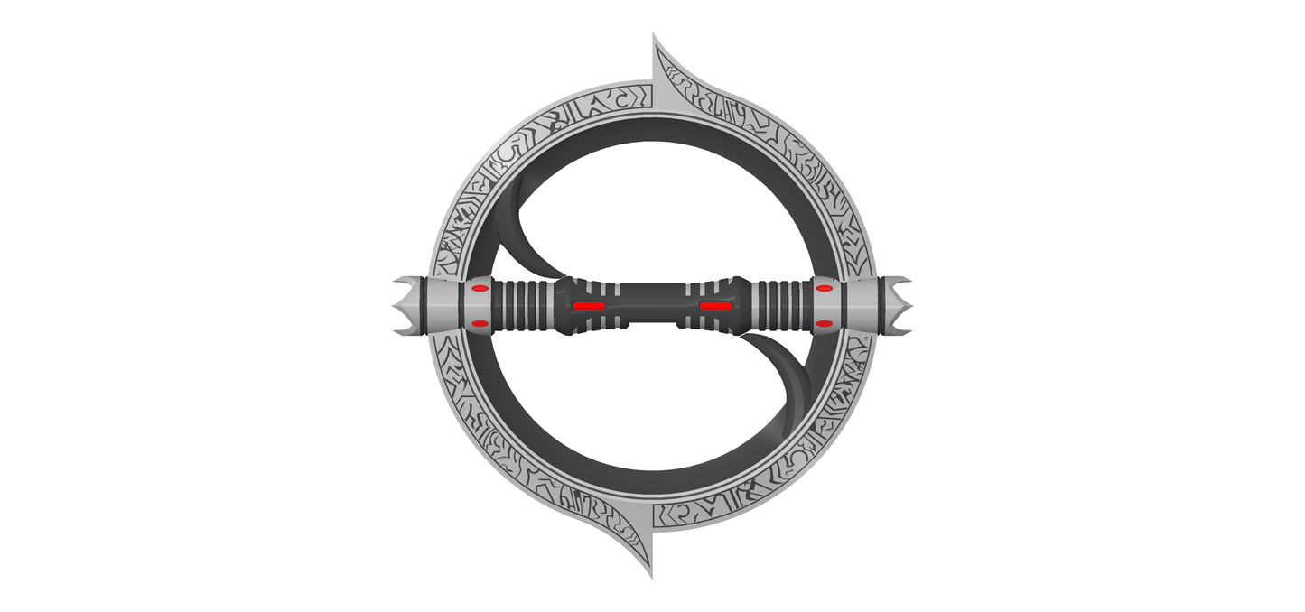 Seventh Sister Inquisitor Lightsaber | Available Thematic Saber Plinth, Wall Mount and Belt Mount | By Collins Creations 3D