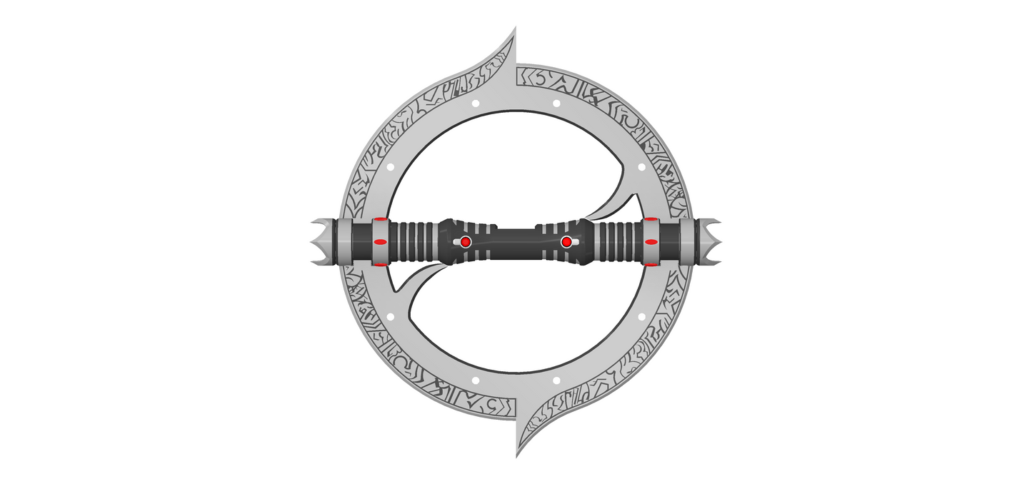 Seventh Sister Inquisitor Lightsaber | Available Thematic Saber Plinth, Wall Mount and Belt Mount | By Collins Creations 3D