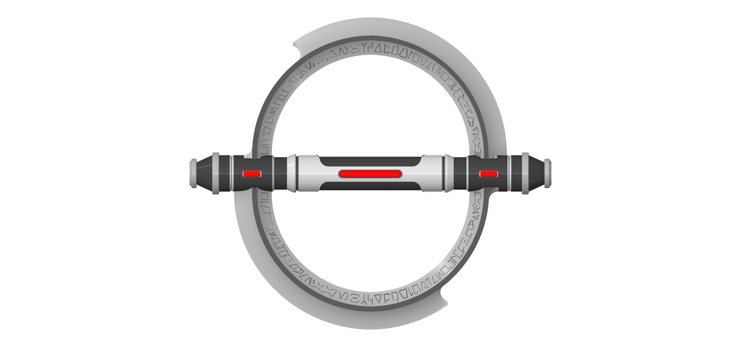 Second Sister Inquisitor Lightsaber | Available Thematic Saber Plinth, Wall Mount and Belt Mount | By Collins Creations 3D