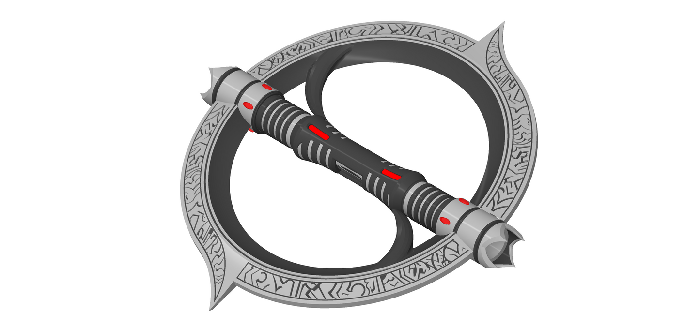 Seventh Sister Inquisitor Lightsaber | Available Thematic Saber Plinth, Wall Mount and Belt Mount | By Collins Creations 3D