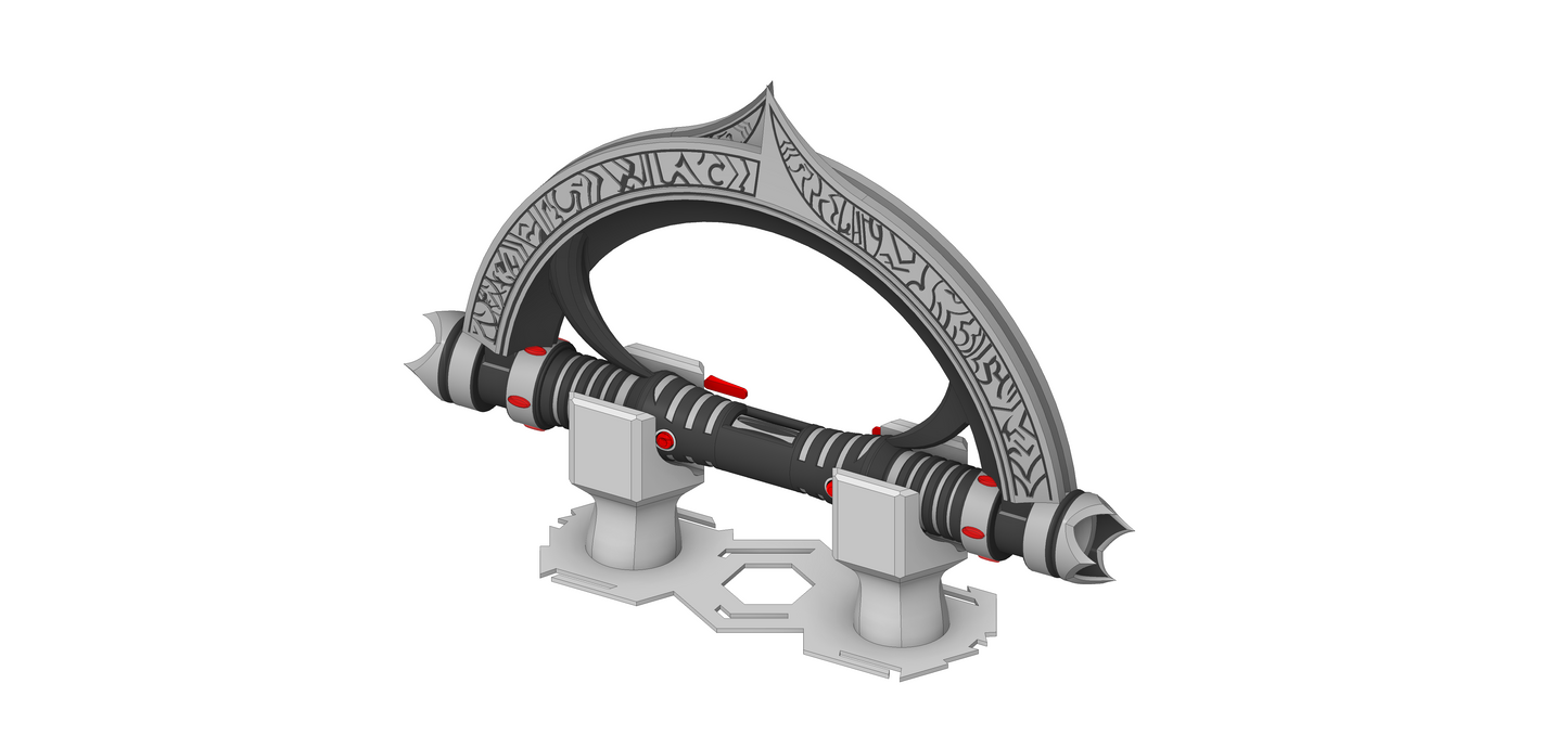 Star Wars Visions Lightsaber | Star Wars Visions | Available With Matching Plinth or Display Box | By Collins Creations 3D