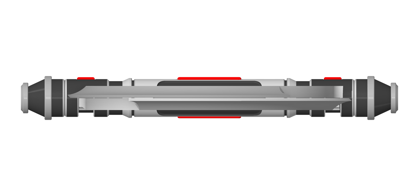 Second Sister Inquisitor Lightsaber | Available Thematic Saber Plinth, Wall Mount and Belt Mount | By Collins Creations 3D