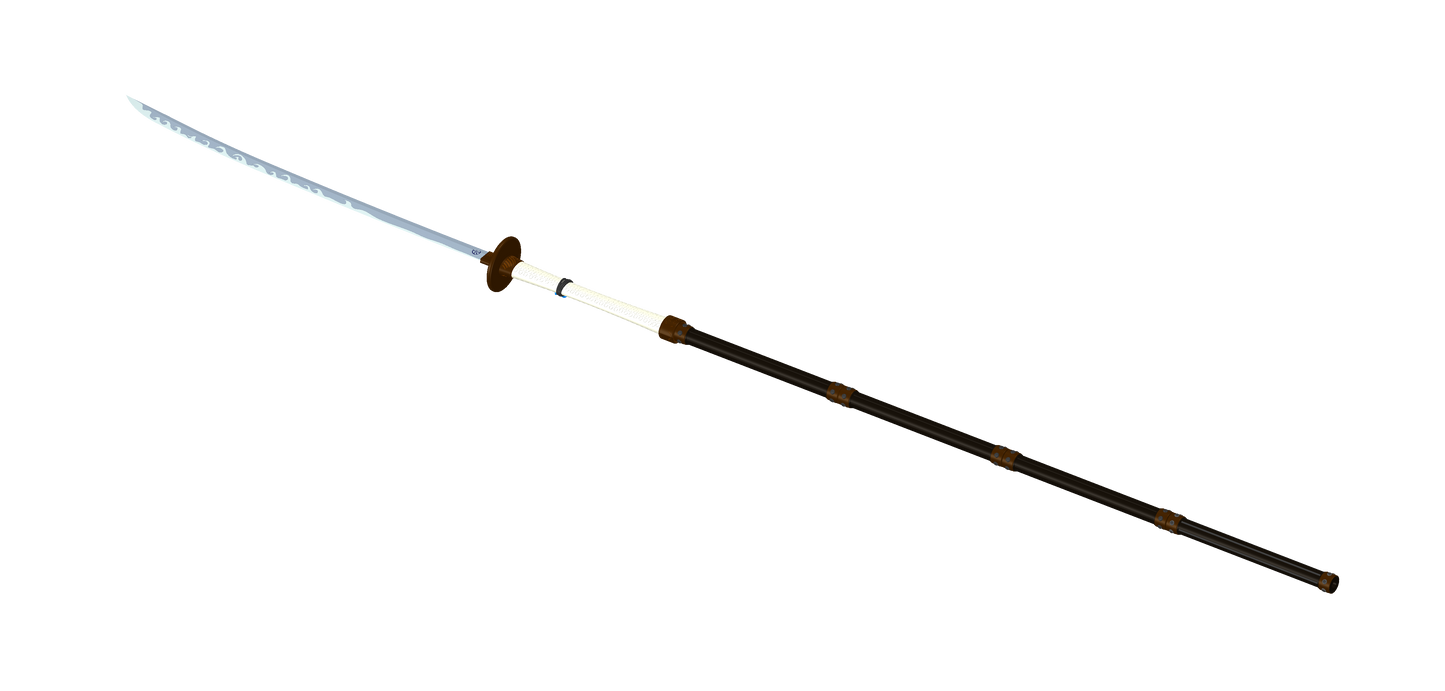Mizu Katana Cosplay Prop. | Scabbard Option | Blue Eyed Samurai Cosplay | Modular Design | By Collins Creations 3D
