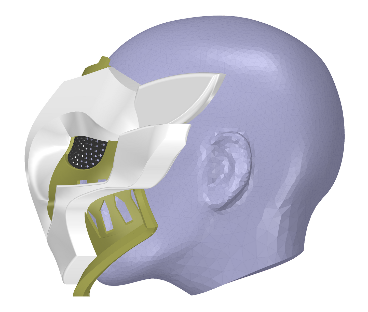 Ekko Firelight Face Mask Prop | Arcane Cosplay | By Collins Creations 3D