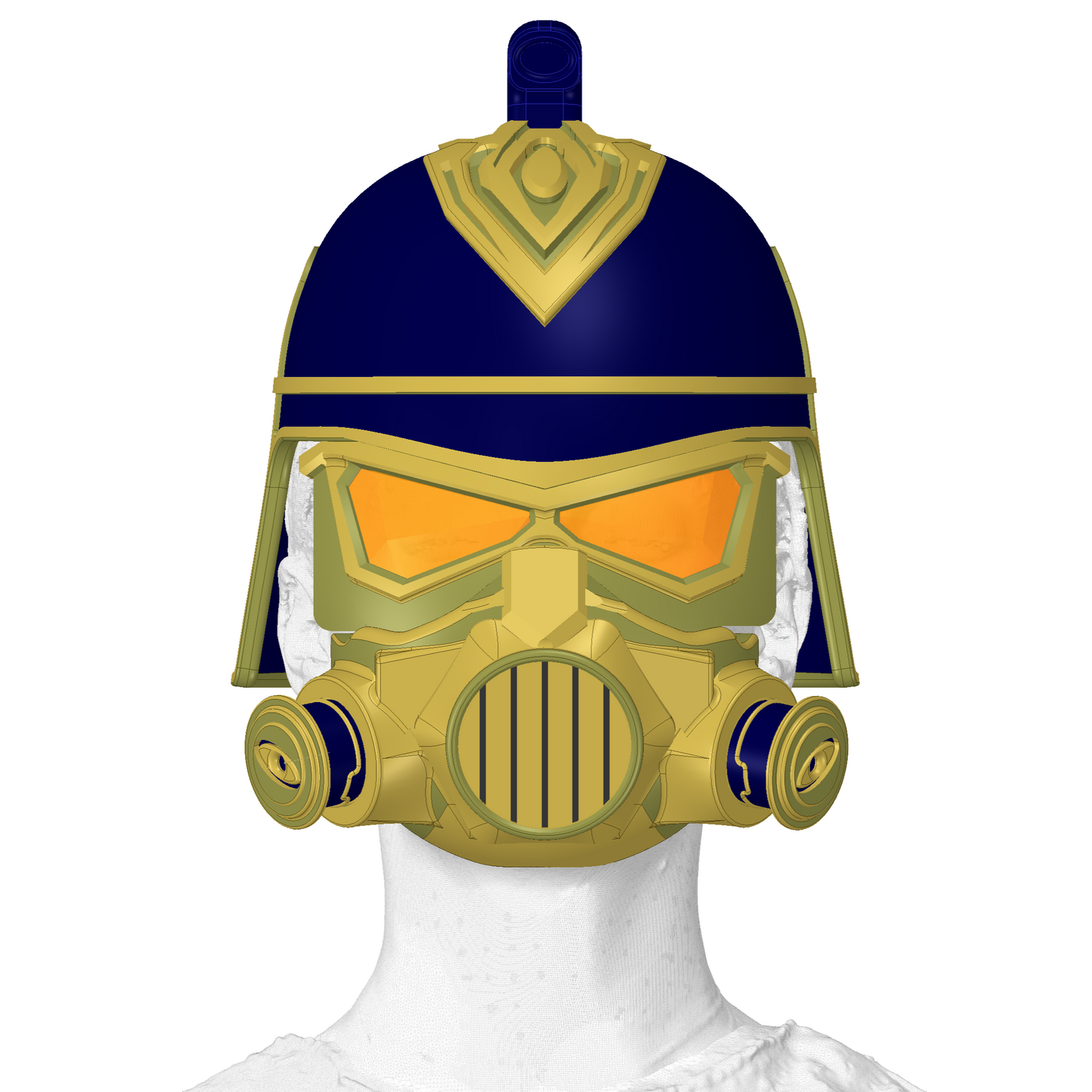 Piltover Guard Warden Helmet | Steampunk Armour Cosplay | Arcane Cosplay | By Collins Creations 3D