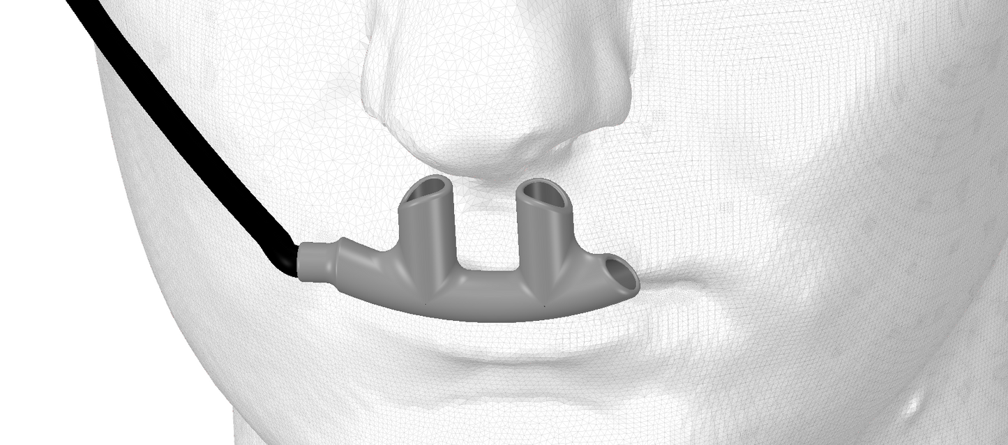 Stillsuit Nasal Moisture Collector | Dune Part 1 and 2 Cosplay | By Collins Creations 3D