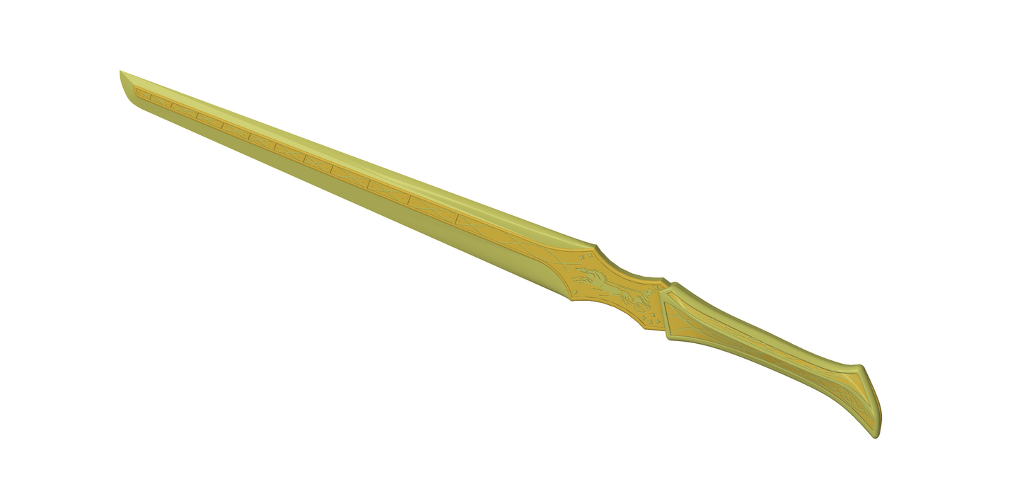 Perseus Lightning Sword Prop | Clash of The Titans | By Collins Creations 3D