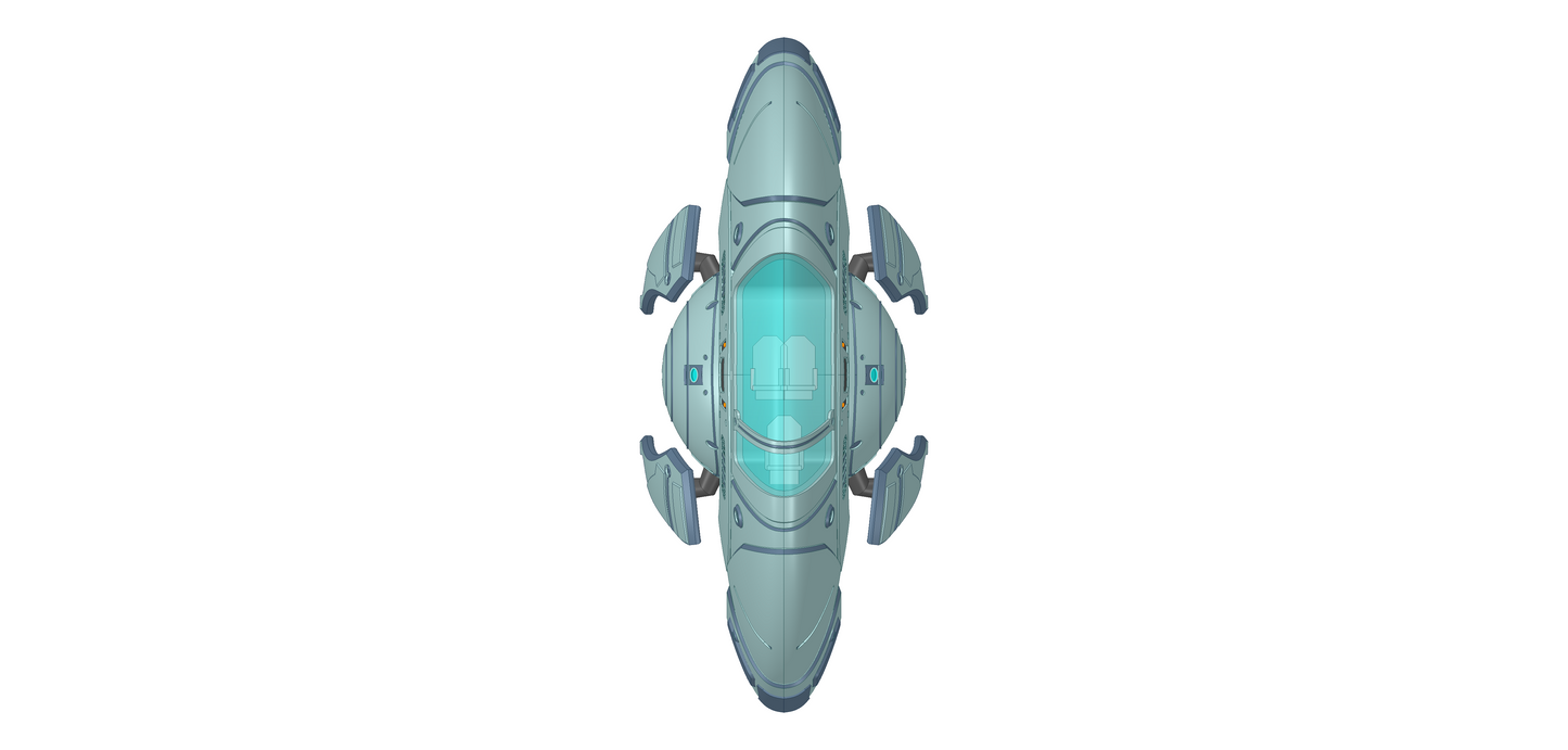 USS Prodigy / USS Protostar Runway Submarine Model | Star Trek Prodigy | By Collins Creations 3D