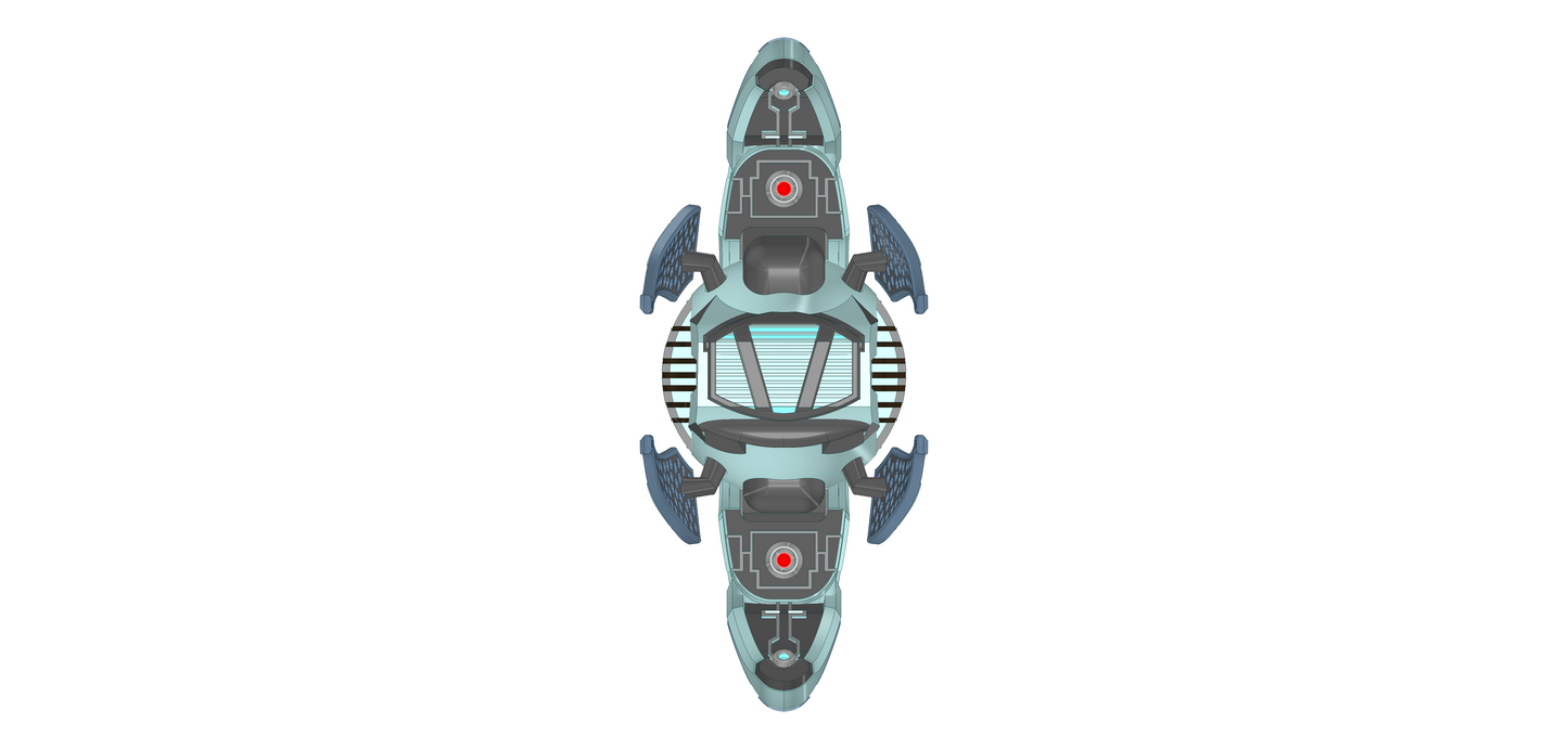 USS Prodigy / USS Protostar Runway Submarine Model | Star Trek Prodigy | By Collins Creations 3D