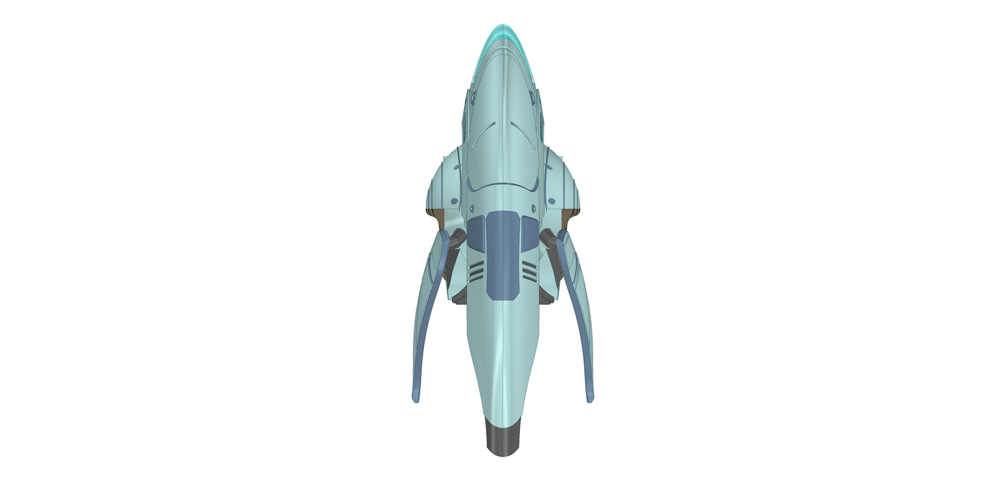 USS Prodigy / USS Protostar Runway Submarine Model | Star Trek Prodigy | By Collins Creations 3D