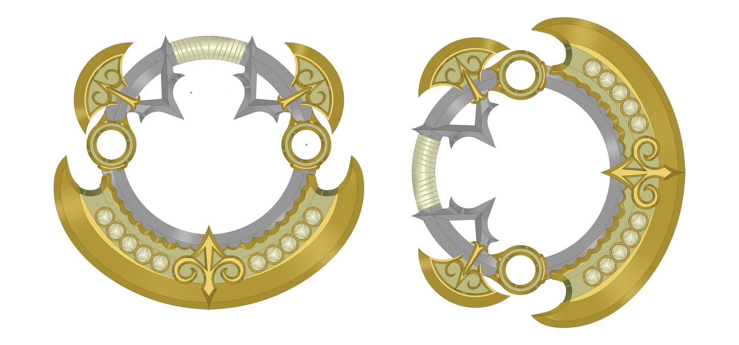 Seamless Death Chakram(s) | Phantom Blade Zero Cosplay | By Collins Creations 3D