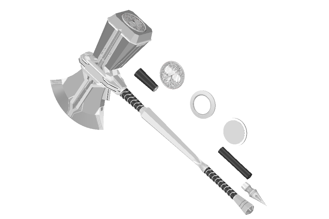 Custom Build YOUR Stormbreaker War Hammer-Axe | Design Your Own Axe | By Collins Creations 3D