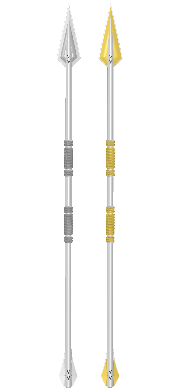 Dora Milaje / Wakanda Forever Updated Spear | Black Panther | Falcon and Winter Solider | Optional Display Plinth | By CC3D