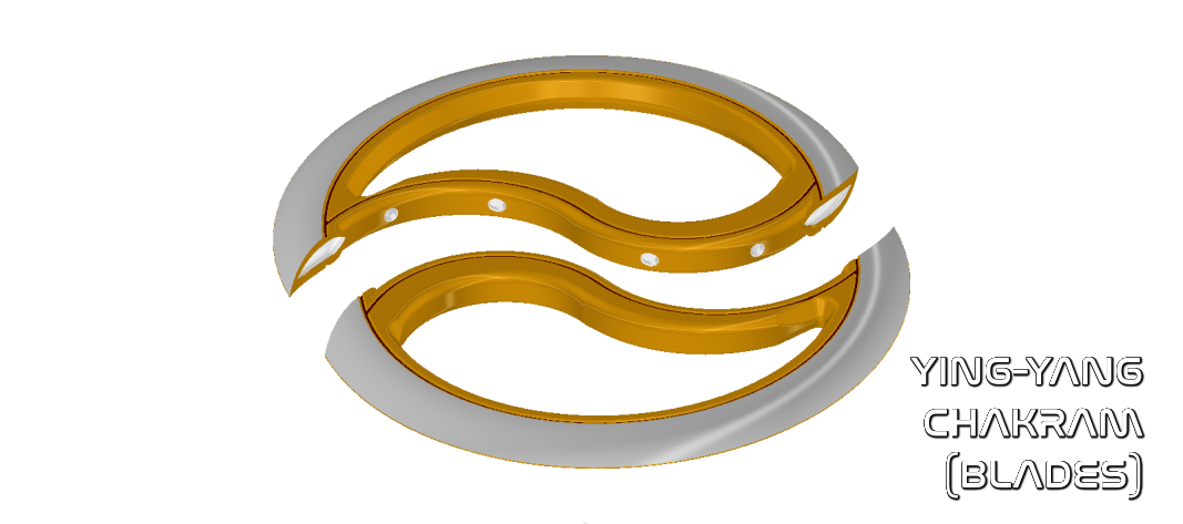 Xena Warrior Princess Chakrams | Display Plinth Available | By Collins Creations 3D