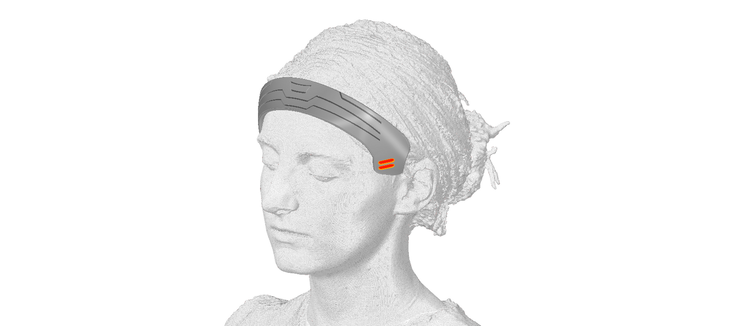 Bo Katan Head Band | Band Fit Is Adjustable With Internal Padding And Strap | Essential Wearable Cosplay Item | By Collins Creations 3D