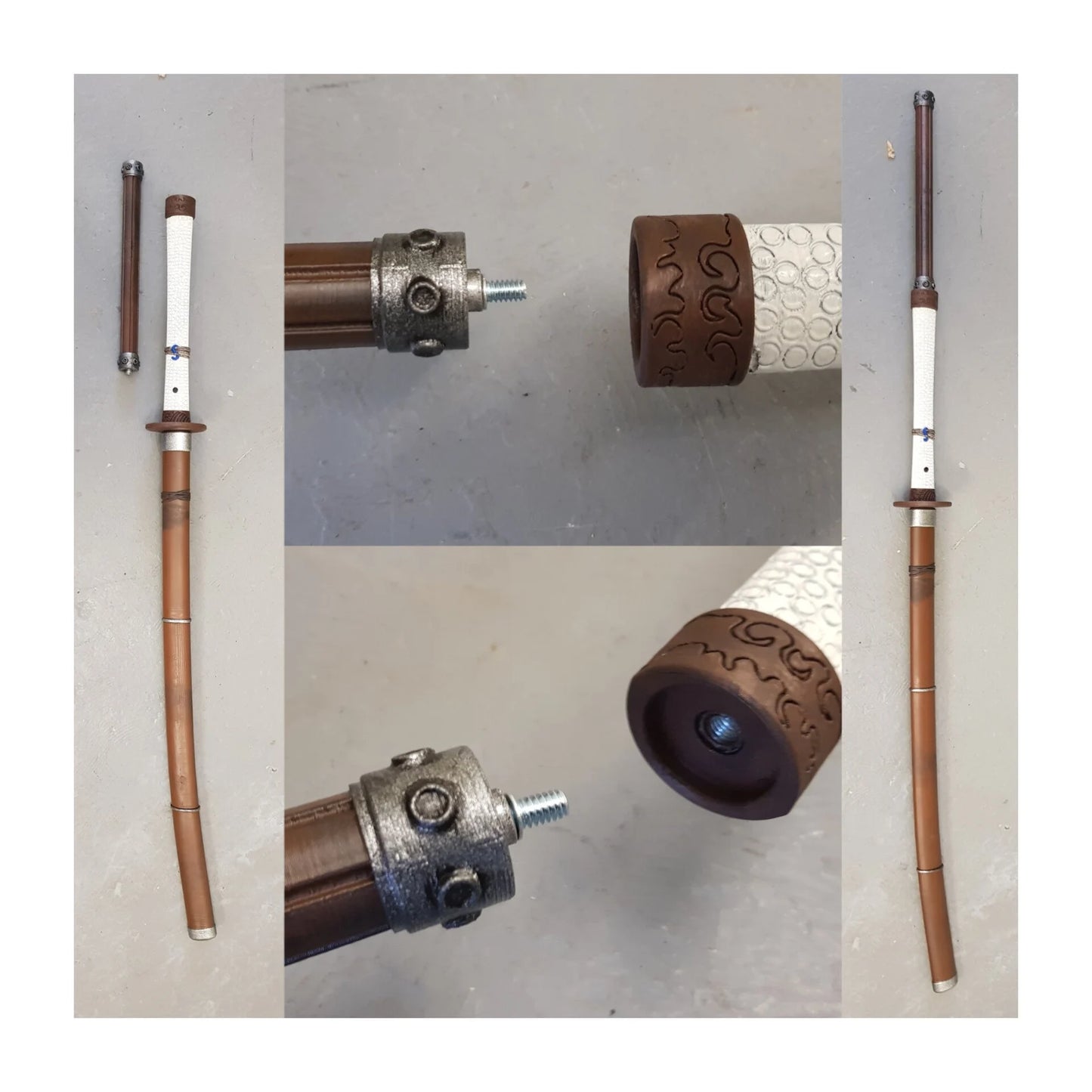 Mizu Katana Cosplay Prop. | Scabbard Option | Blue Eyed Samurai Cosplay | Modular Design | By Collins Creations 3D