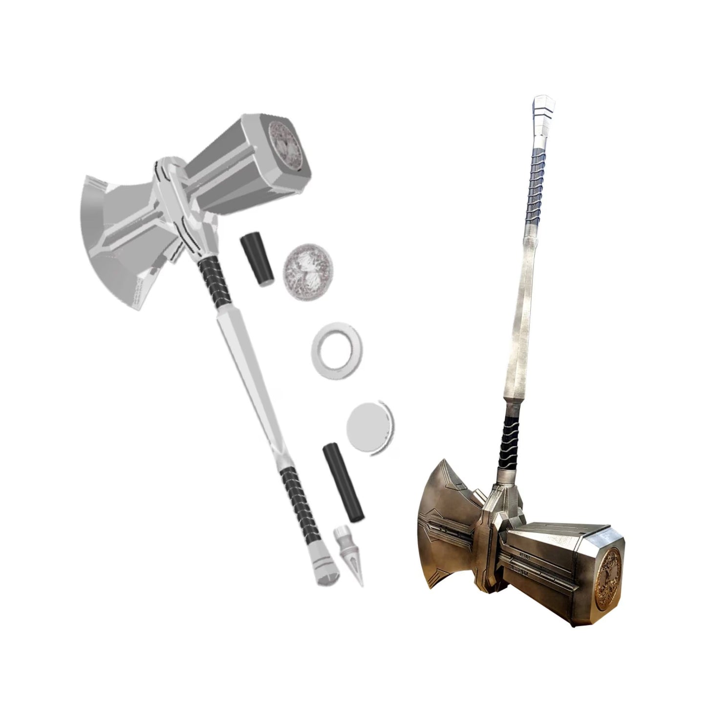 Custom Build YOUR Stormbreaker War Hammer-Axe | Design Your Own Axe | By Collins Creations 3D