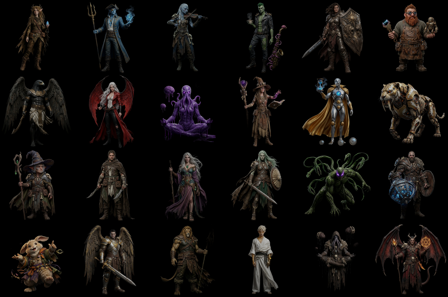 Revived SIMULACRUM Figurine Collection- Characters Of All Classes For Your TTRPGs...