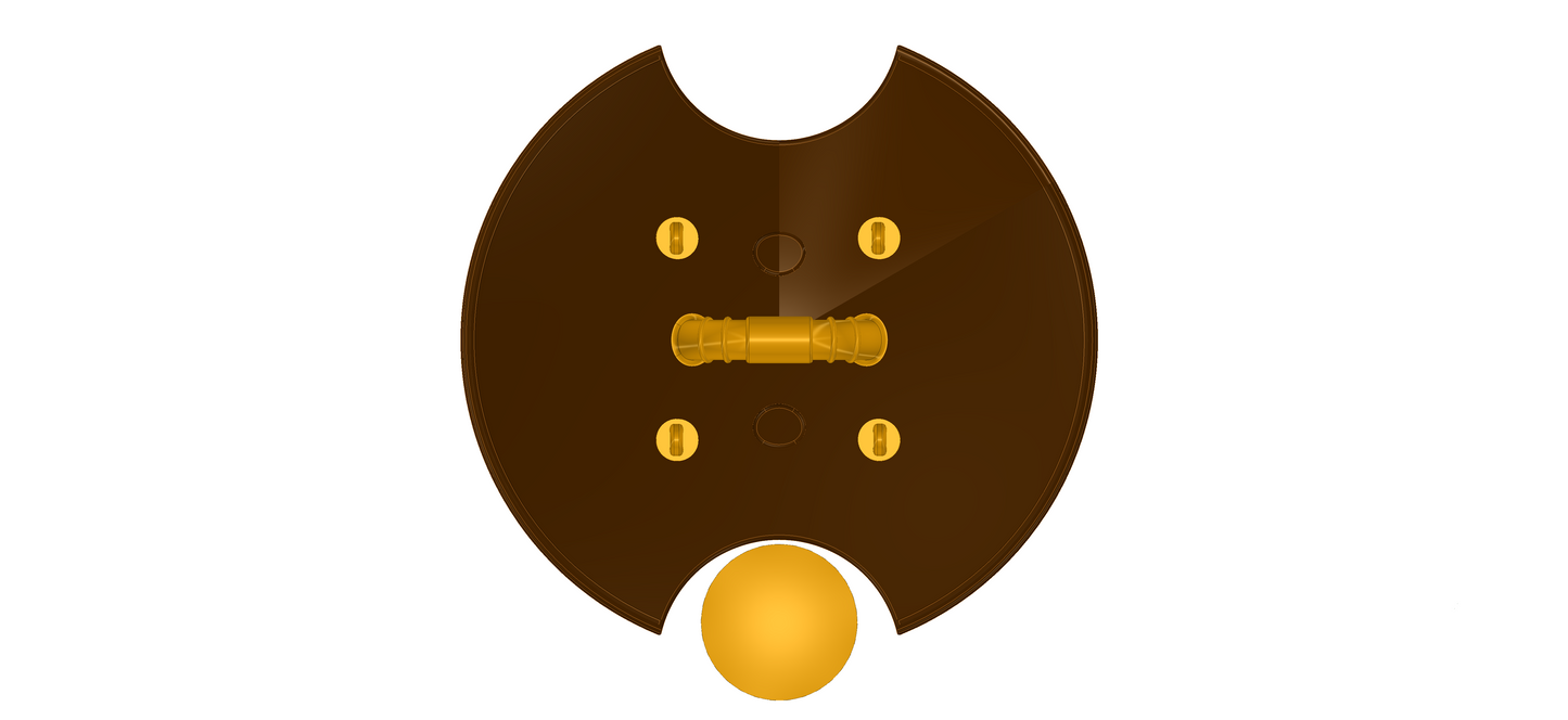 Achilles Shield | Greek Aspis Shield | Personalisation Option | Wall Mount Option Available | By CC3D