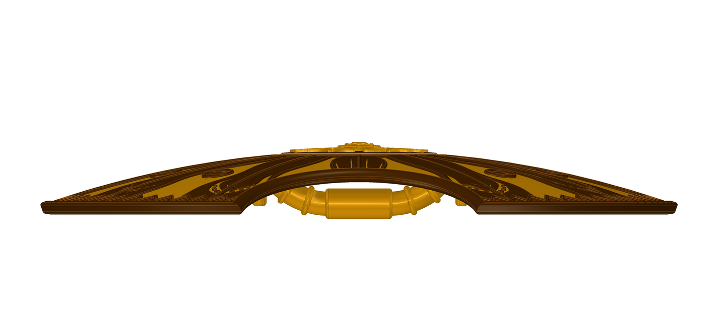 Achilles Shield | Greek Aspis Shield | Personalisation Option | Wall Mount Option Available | By CC3D