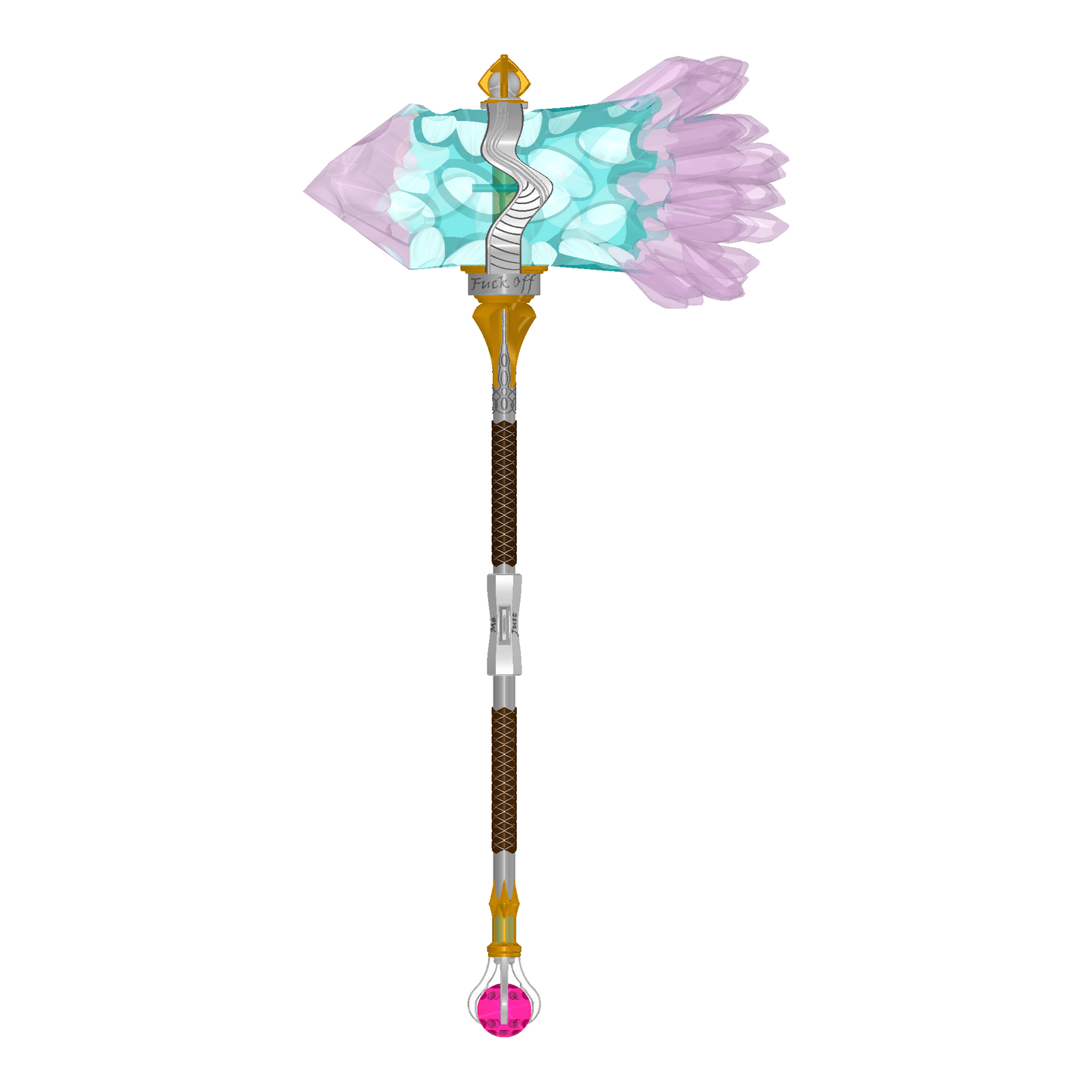 Ashton's Hammer Upgraded Level 9 including immovable rod add-on | Critical Role Cosplay | By Collins Creations 3D (Copy)