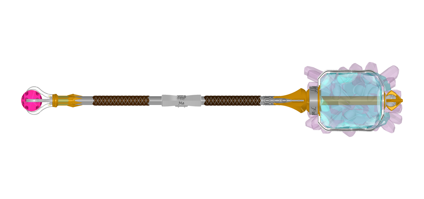 Ashton's Hammer Upgraded Level 9 including immovable rod add-on | Critical Role Cosplay | By Collins Creations 3D (Copy)