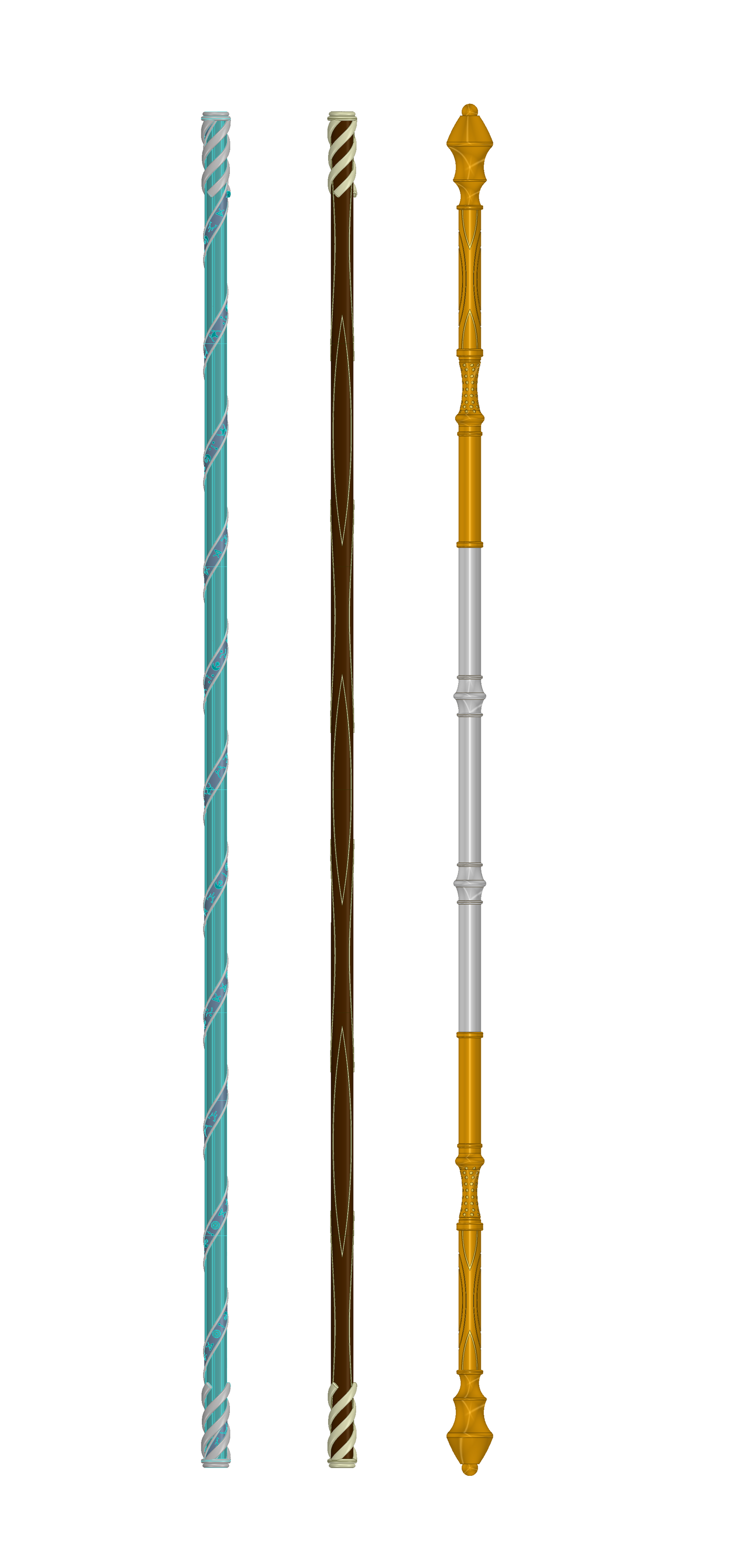 Beauregard Lionett Bo Staff | Quarterstaff Replica | Monk Weapon Pro | Critical Role Cosplay | By Collins Creations 3D