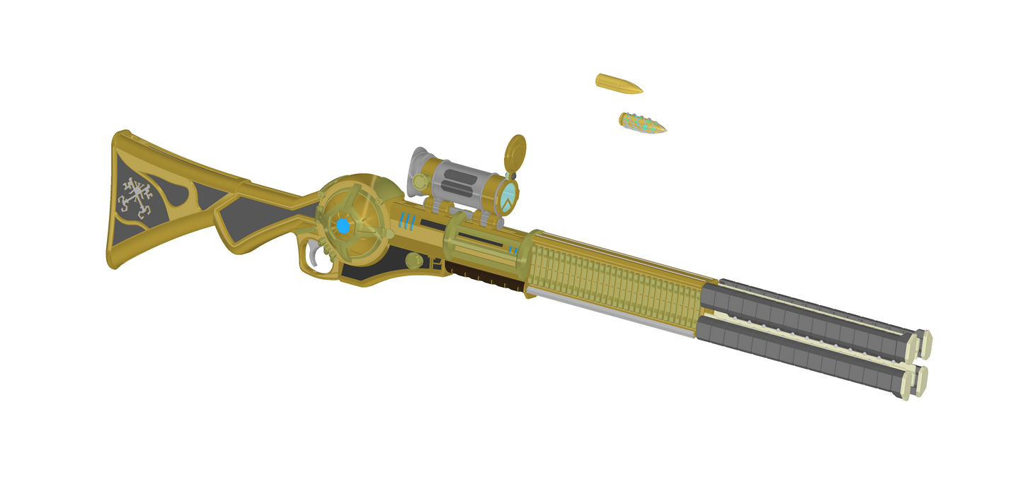 Caitlyn Arc Gauss Rifle Season 2 Prop | Arcane Cosplay | By Collins Creations 3D