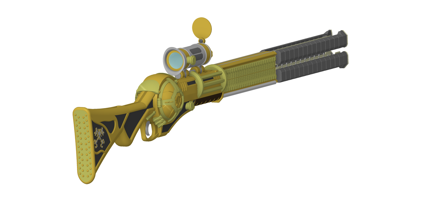 Caitlyn Arc Gauss Rifle Season 2 Prop | Arcane Cosplay | By Collins Creations 3D