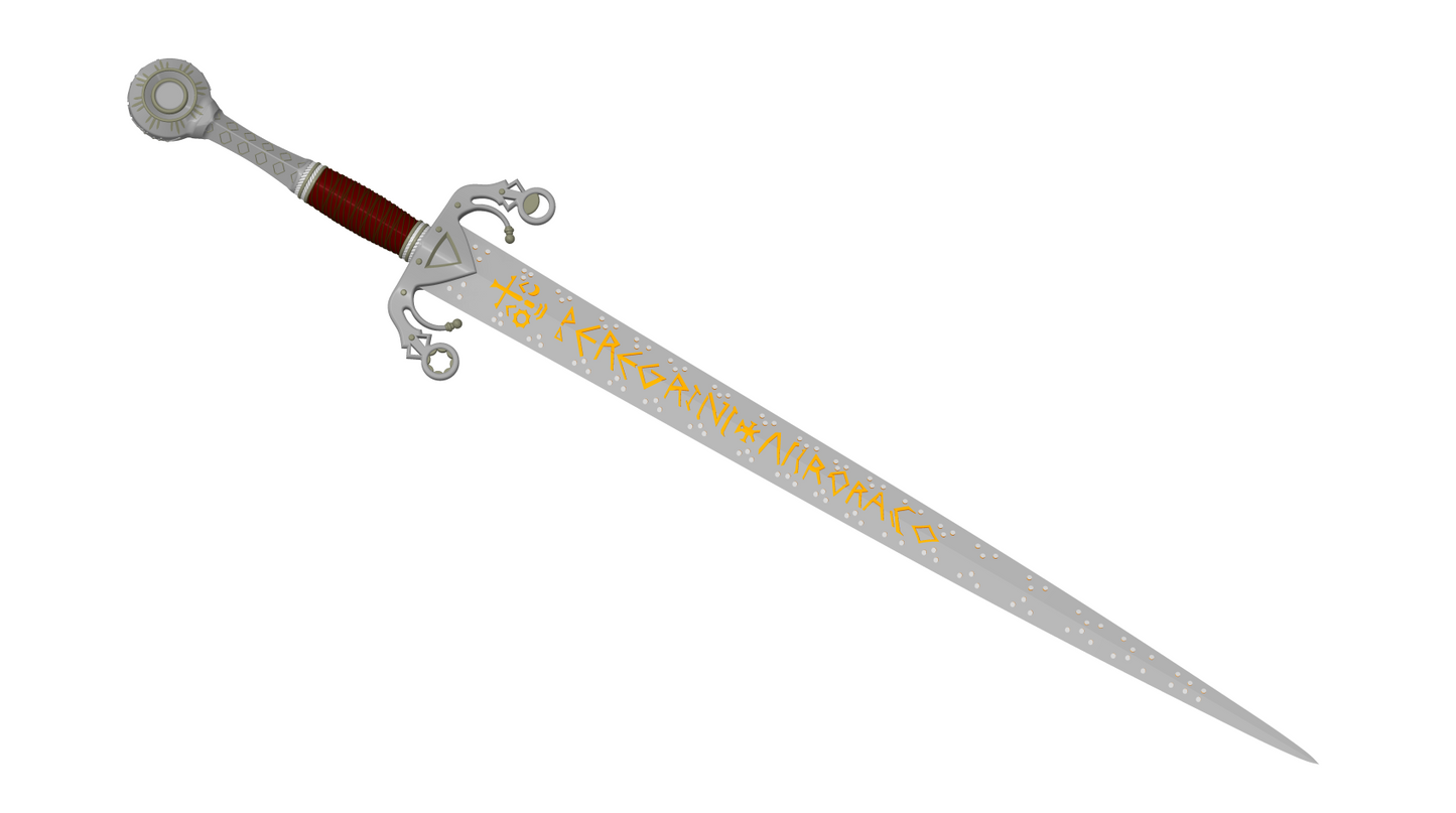 Blood of Dawnwalker Coen's Sword | Blood of Dawnwalker Cosplay/Props | Collins Creations 3D