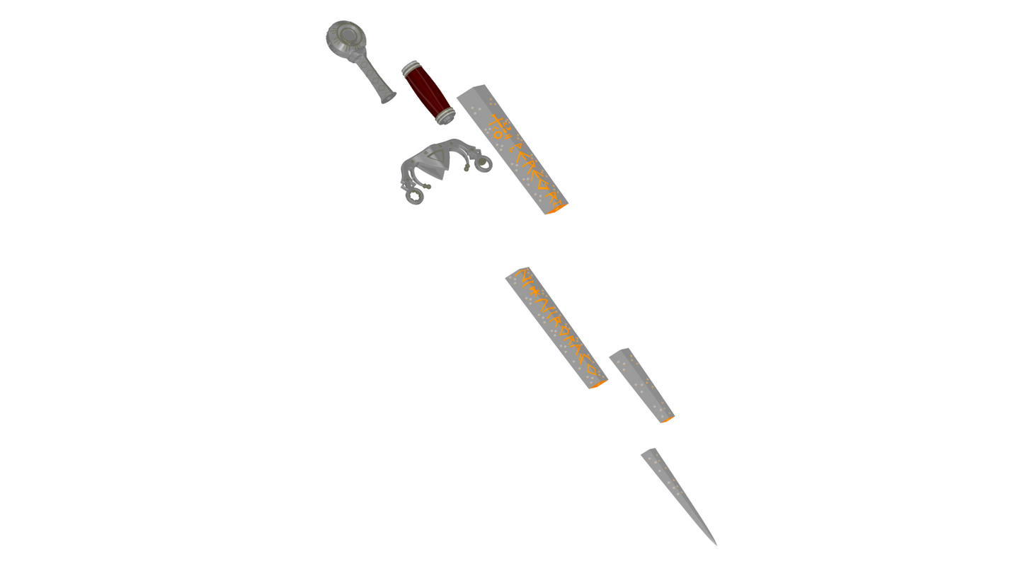 Blood of Dawnwalker Coen's Sword | Blood of Dawnwalker Cosplay/Props | Collins Creations 3D