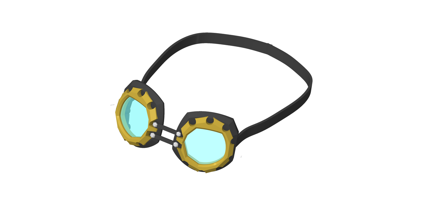 Vi's Goggles | Steampunk Glasses | Arcane Cosplay | By Collins Creations 3D