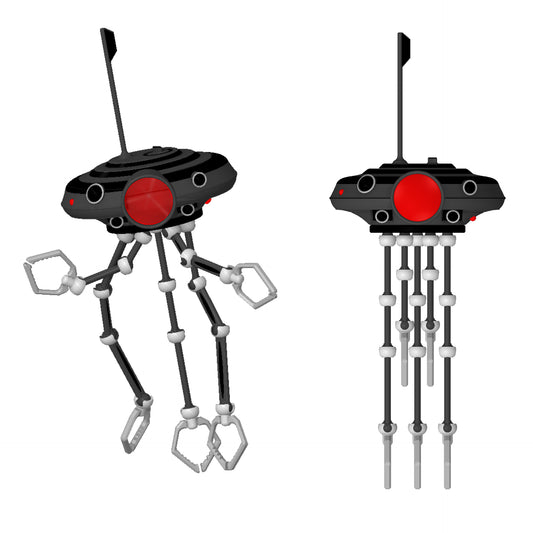 ID9 Seeker Drone | Inquisitor | Star Wars | Functional Ball and Socket / Magnetic Arms | By Collins Creations 3D