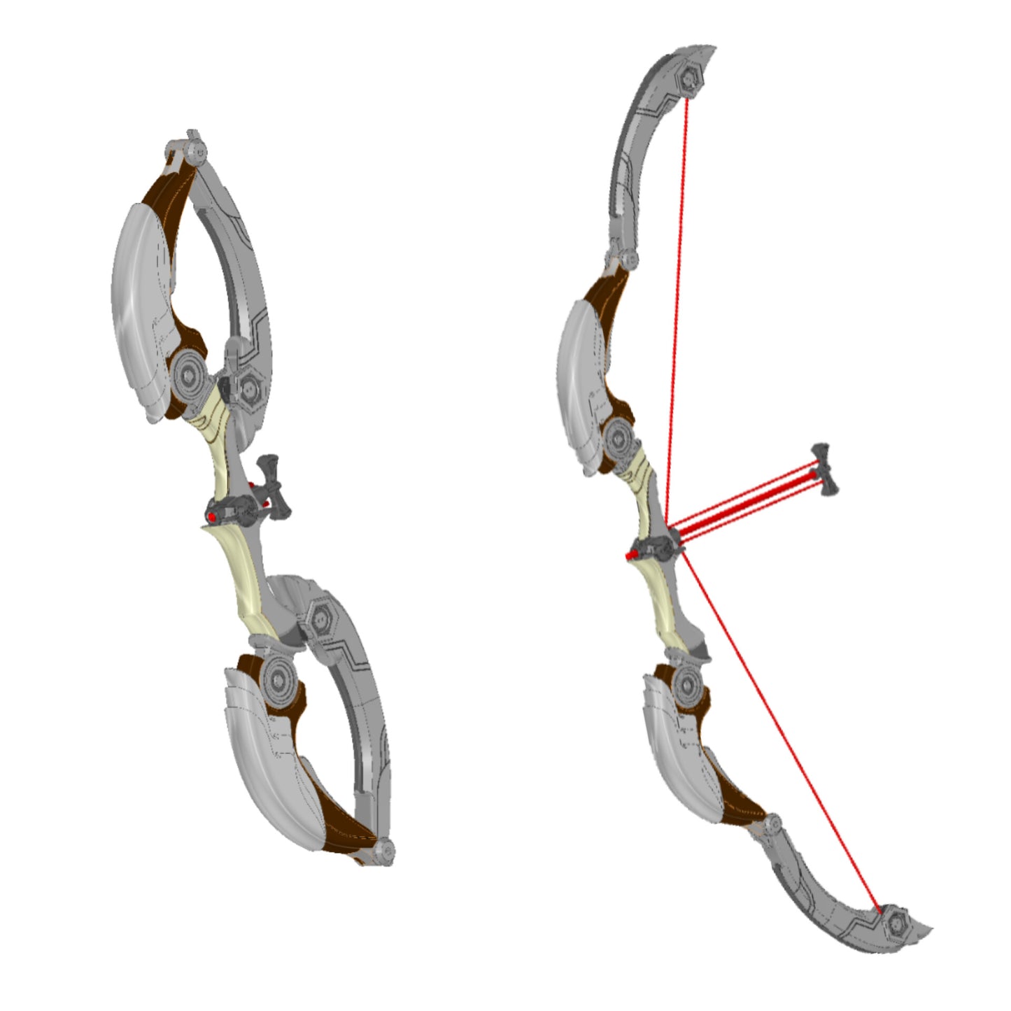 Predator Folding Compound Bow Prop | Predator Badlands Cosplay | By Collins Creations 3D
