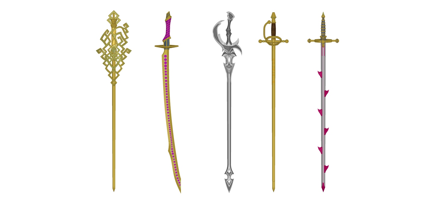Medalum | Maelle's sword | Clair Obscur: Expedition 33 | By Collins Creations 3D
