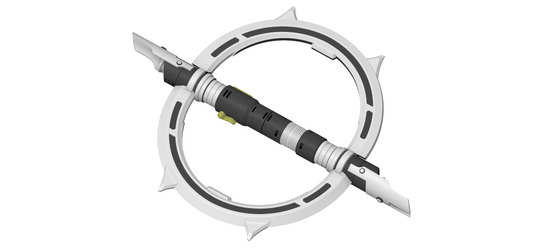 Marrok Inquisitor Lightsaber | Ahsoka lightsaber prop | Available Thematic Saber Plinth | By Collins Creations 3D