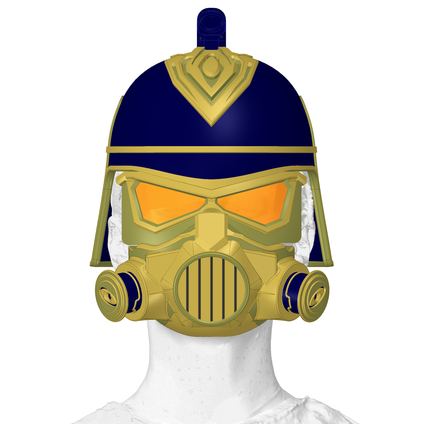 Piltover Guard Warden Face Mask | Two Breathing Modes | Steampunk Armour Cosplay | Arcane Cosplay | By Collins Creations 3D