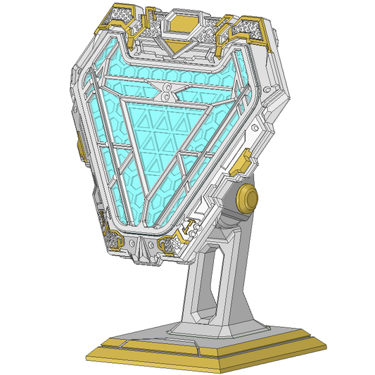 Mark 50 / Mk 50 Arc Reactor Ironman | Infinity War | Endgame | Avengers | Light-up Function and Wearable | Optional Display Plinth | By CC3D
