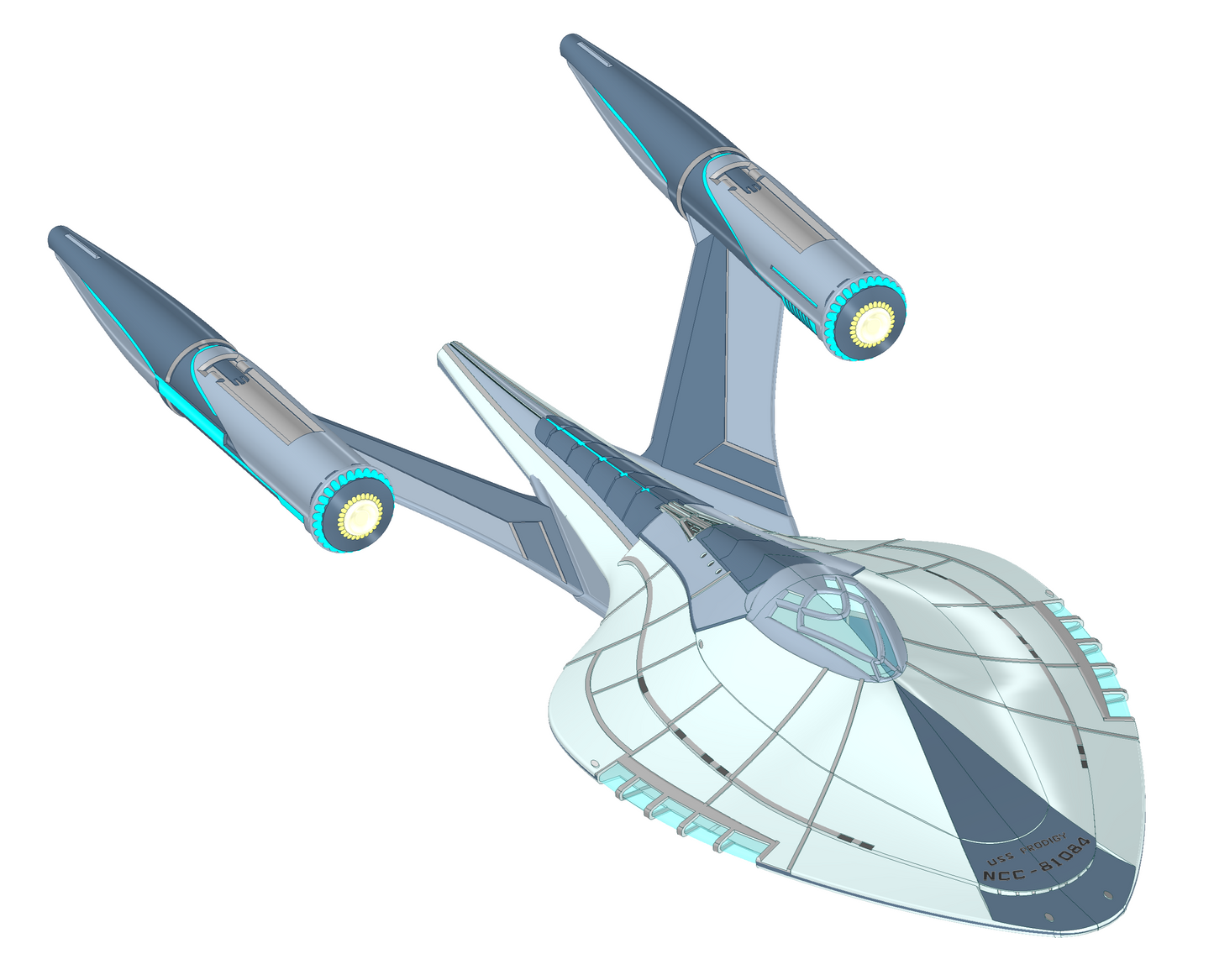 USS Prodigy / USS Protostar Functional Scale Model | Star Trek Prodigy | By Collins Creations 3D