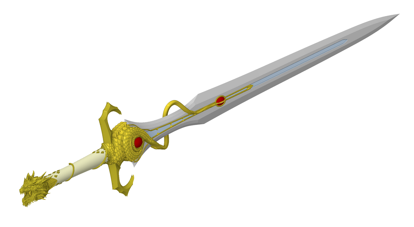 Ru Sword | God Of War Laufey | Cosplay prop. replica | By CC3D